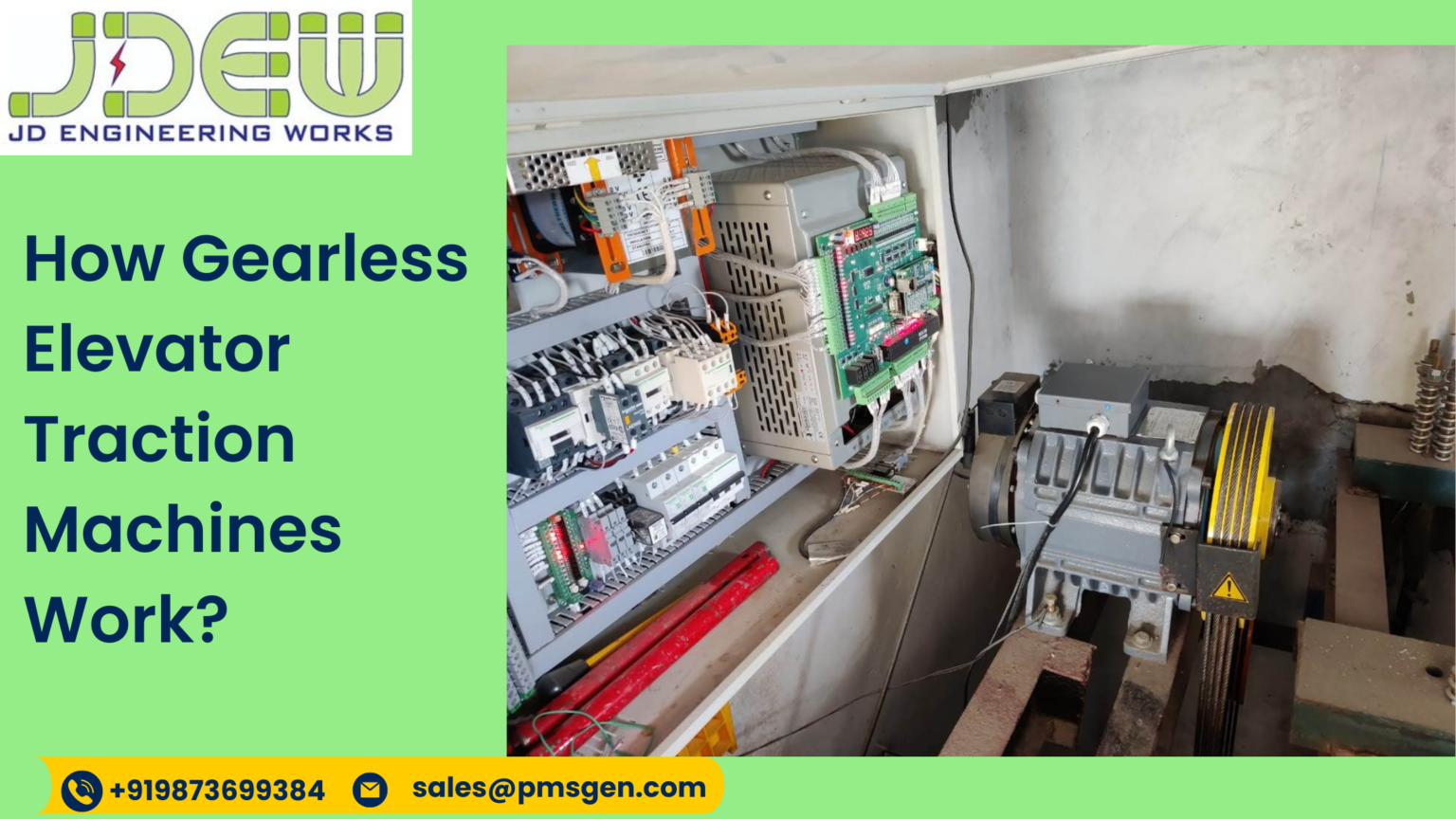 How Gearless Elevator Traction Machines Work? Why These are Better Than